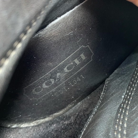 Coach Nancie Buckle Leather Ankle Boot Heel Sz 8B - Picture 5 of 5